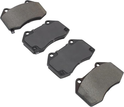 Premium Semi-Metallic Front Brake Pads Compatible - Image 2