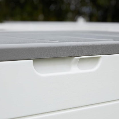 Premium Pro Edition 100 Gallon Lockable Resin Deck Box, Waterproof & - Image 6