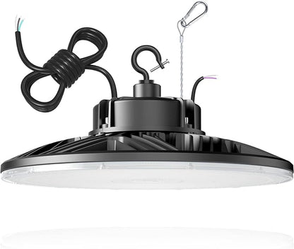300W UFO-LED-High-Bay-Light, UL & DLC Listed 5000K Daylight 43500LM, 0-10V by ORRGENA