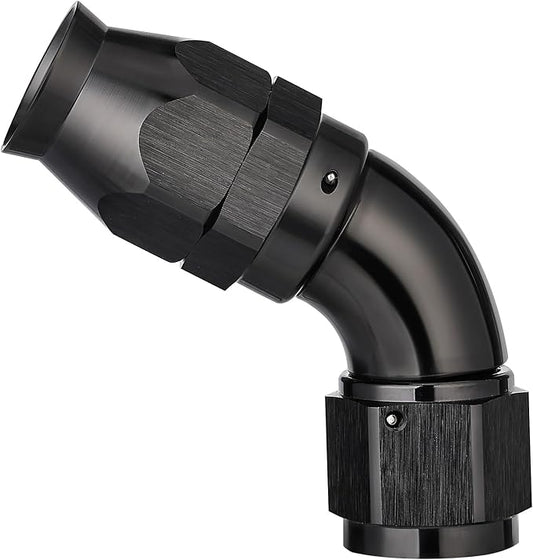 EVIL ENERGY 12AN 60 Degree PTFE One Piece Full Flow End Hose Fitting Aluminum by EVILENERGY