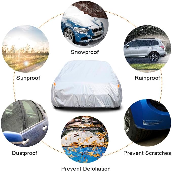 Kayme 6 Layers Car Cover Custom Fit - Image 4