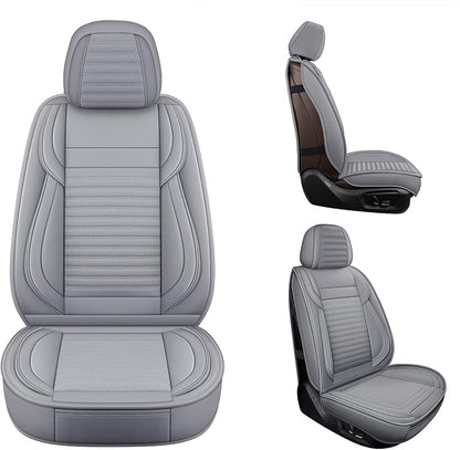 LINGVIDO Car Seat Covers, Breathable and Waterproof Faux Leather Automotive - Image 3