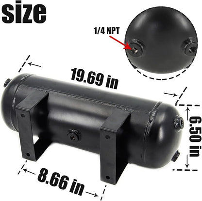 3 Gallon Air Tank with 150PSI Air Compressor 2PCS - Image 5