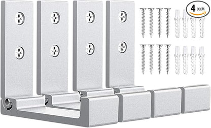 OHIYO Foldable Hooks 4pcs Folding Coat Hooks Heavy Duty Wall Hooks by OHIYO