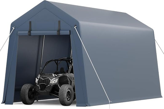 10x15FT Outdoor Storage Shed, Portable Carport by GarveeLife