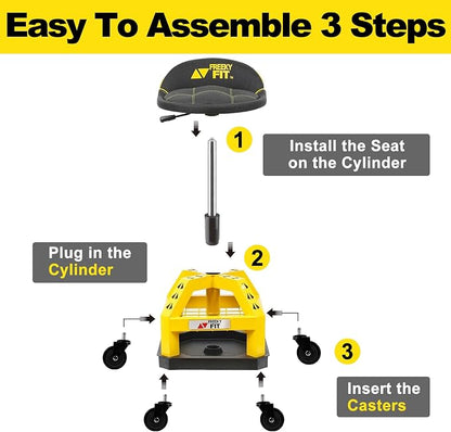 Rolling Shop Stool for Garage - Image 7