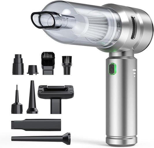 Car Vacuum, 3 Suction Modes, Portable Mini Cordless Cleaner by VNOST