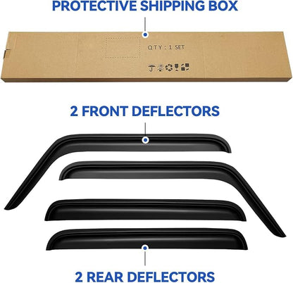 Window Visors Rain Guards Shield - Image 5