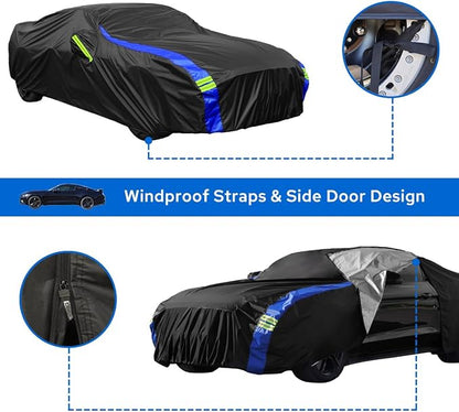 Avecrew for Ford Mustang Car Cover Waterproof All Weather for Automobiles - Image 5