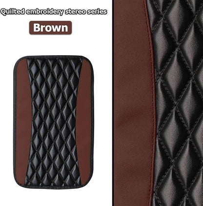Car Center Console Cushion Pad, Universal Leather Waterproof Armrest Seat Box - Image 6
