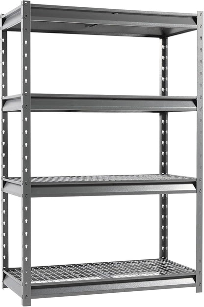 The Atlas 48" W Heavy Duty Garage Shelving Unit Load 12000 Lbs, 4-Tier Metal by Shuntong