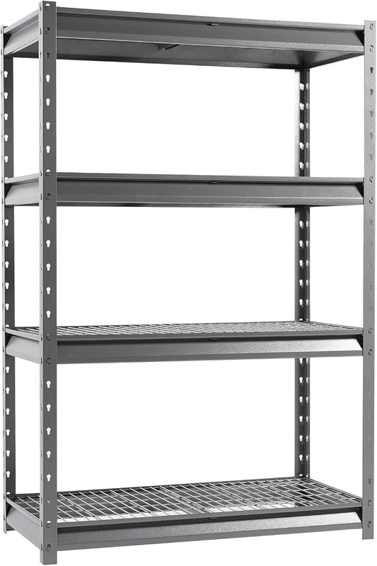 The Atlas 48" W Heavy Duty Garage Shelving Unit Load 12000 Lbs, 4-Tier Metal by Shuntong