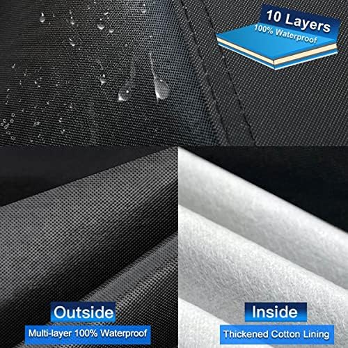 10 Layers Car Cover Custom Fit for Honda Accord, Waterproof All Weather for - Image 2