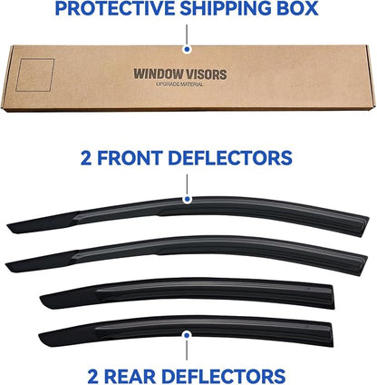 Window Visors Rain Guards Shield - Image 5