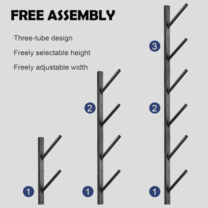 Skateboard Rack Wall Mount – Skateboard Wall Hanger, Snowboard Display Wall - Image 5