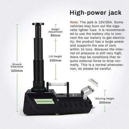 Anbull Electric Car Jack 15 Ton, Hydraulic Car Jack Kit 12V DC, Electric Floor - Image 6