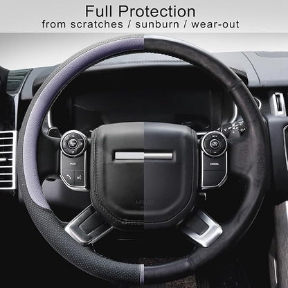 COFIT Breathable Car Steering Wheel Cover 16 inch Auto Universal Leather Wrap - Image 5