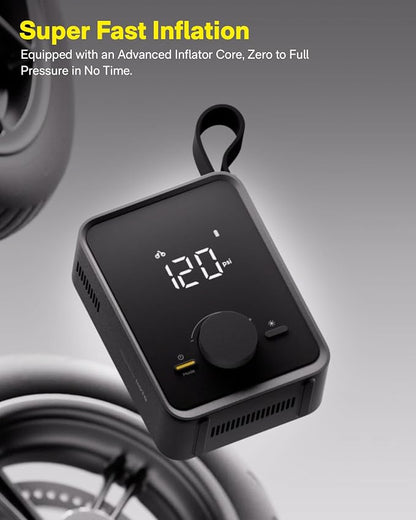 HOTO Tire Inflator Portable, Electric Air Pump Pro - Image 4