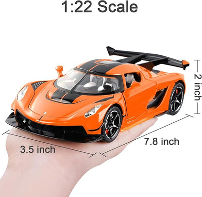 Toy Cars Model Jesko 1/22 Diecast Metal Sports Toy Cars - Image 7