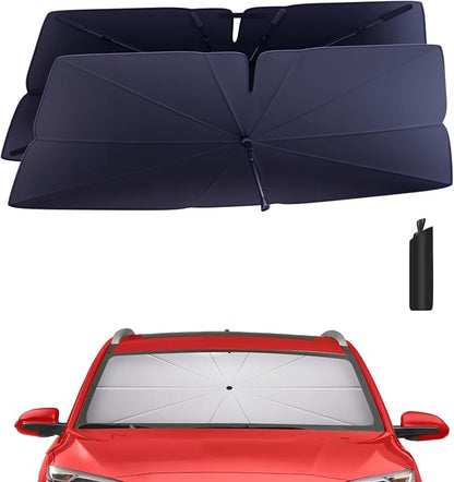 Windshield Sun Shade Umbrella for 2018-2023 Hyundai Kona Accessories: Custom by HIMUMOY