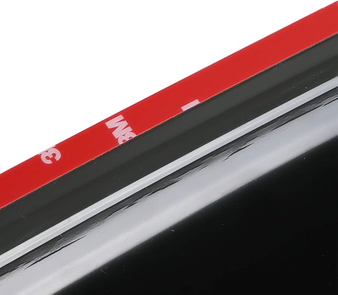 4pcs Outside Mount Style Sun Rain Guard Durable Side Window Wind Deflectors - Image 3