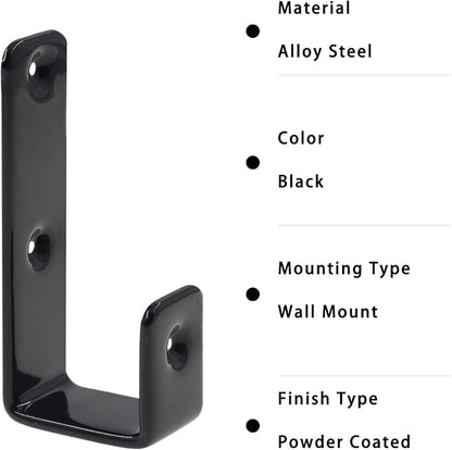 Bunk Bed Ladder Hooks Brackets, Iron Bed Ladder Hook, PVC Coated Angled Ladder - Image 6