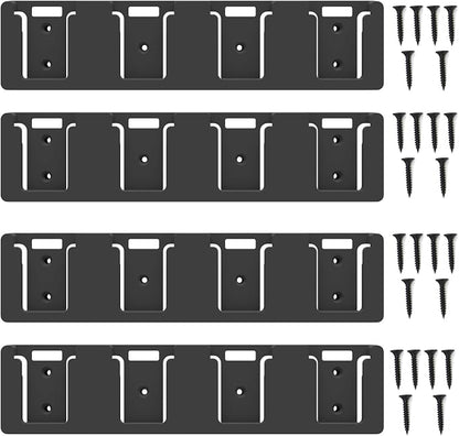 Battery Rack Compatible with DeWalt 20V Battery Holder, Mount 4 Slot Bulk by SZWJT-LV
