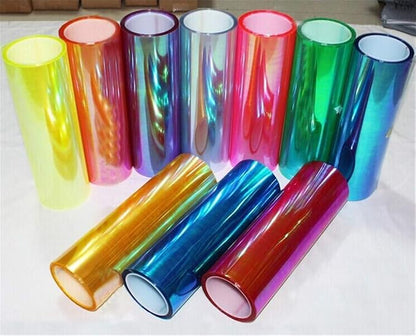 12 by 48 inches Self Adhesive Shiny Chameleon Headlights Tail Lights Fog Lights - Image 6