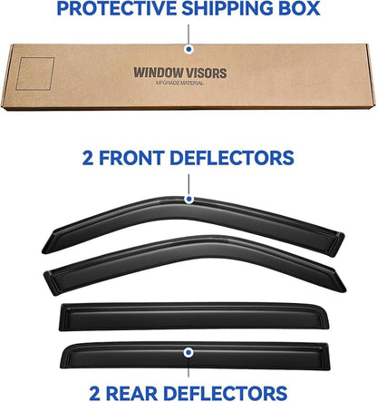 Window Visors Rain Guards Shield - Image 5