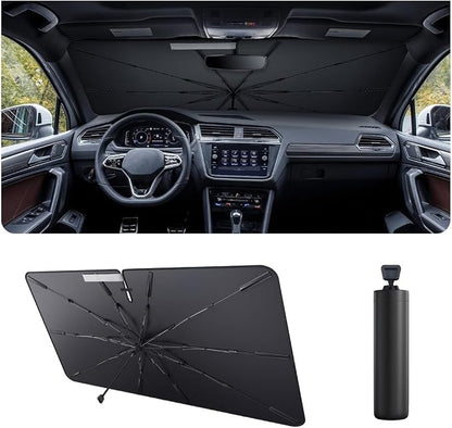 2025 Upgrade Car Windshield Sun Shade Windshield Sunshade Umbrella Protect Car by LUWU