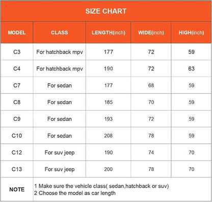 Kayme SUV Car Covers for Automobiles Waterproof All Weather Sun Uv Rain - Image 5