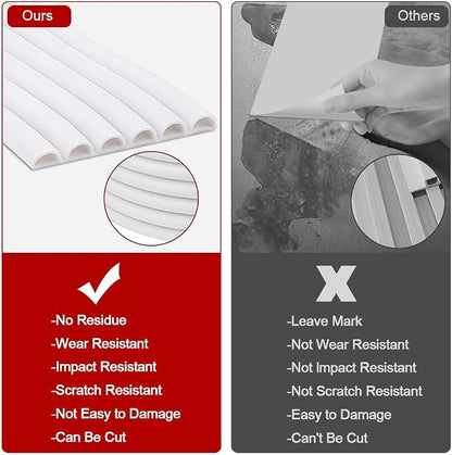Garage Wall Protector, zxbaers Strong Self-Adhesive Rubber Bumper Protectors - Image 4