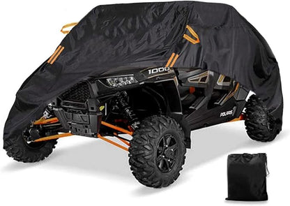 UTV Cover 4-6 Seater Waterproof Heavy Duty Black Oxford Cloth Protection Covers by Hopeeverycustomercanbesatisfiedwithourproductsandservices