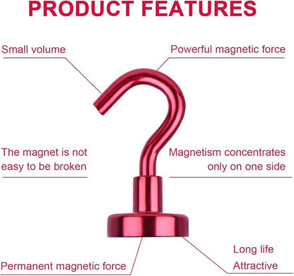 DIYMAG Magnetic Utility Hooks, 30Lbs Heavy Duty Rare Earth Neodymium Magnet - Image 4