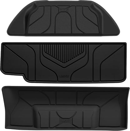 LASFIT Frunk Trunk Mats Fit for Tesla Model X & Model X Plaid 6 Seater / 7 by LASFIT