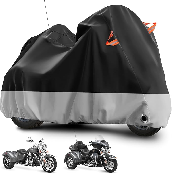 Trike Motorcycle Cover, Outdoor Waterproof Vehicle Cover by Tokept