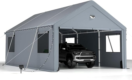 Carports 12X20 Heavy Duty，Car Ports by Sannwsg