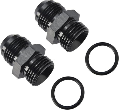 10AN Male Flare to 10AN ORB O-ring Boss Fuel Pump Rail Adapter Fitting Aluminum - Image 4
