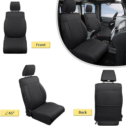 GIANT PANDA Customized Full Set Car Seat Covers - Image 5