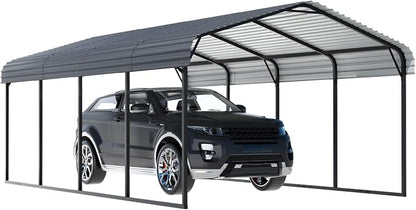 EBE 12 x 20 FT Metal Carport, Heavy Duty Carports - Image 8