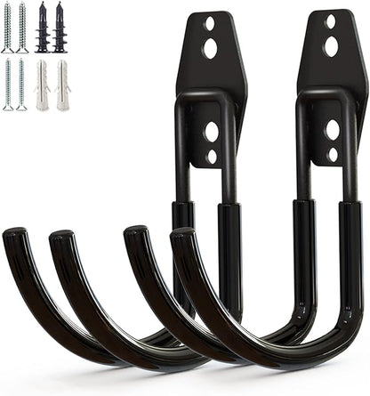 Garage Storage Utility Hooks，Garage Garden Tool Organizer，Steel Wall Mount Hooks by GeeWatom