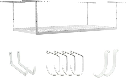 SafeRacks 4x8 Overhead Garage Storage Rack Heavy Duty by SafeRacks