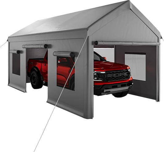 10 x 20FT Heavy Duty Carport by Curtainboro