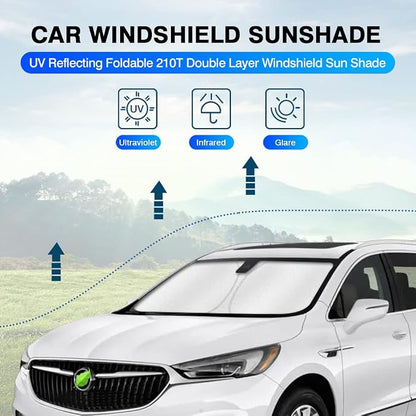 KUST Windshield Sun Shade for Buick Encore GX Accessories 2020-2025 2026 - Image 2