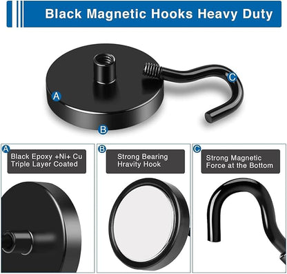 LOVIMAG Magnetic Hooks, 100lbs Magnetic Hooks - Image 3