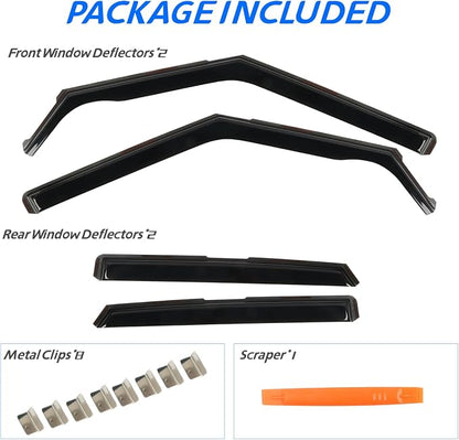 Rain Guards Fit for Chevrolet Chevy Trailblazer 2021-2025, in Channel Window - Image 5