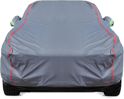 Breathable New Material, Waterproof Car Cover, Locks and Zipper Doors, by QUYDDC