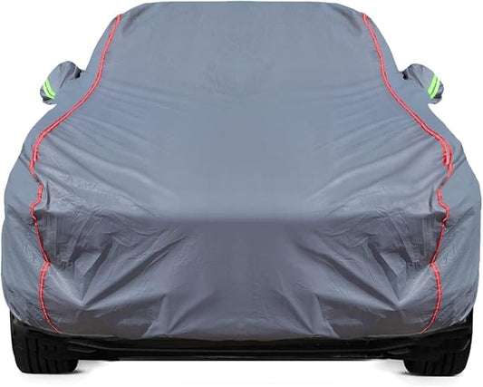 Breathable New Material, Waterproof Car Cover, Locks and Zipper Doors, by QUYDDC