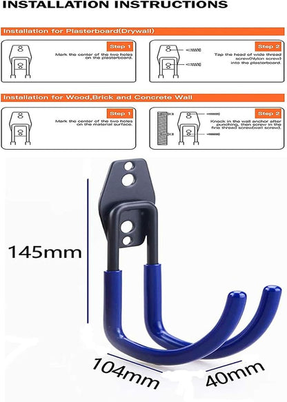 2Pcs Leaf Blower Hanger for Garage, Chainsaw Holder Wall Mount, Power Hedge - Image 5