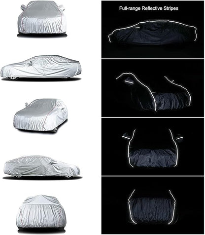 Tecoom Car Cover Waterproof All Weather Fit - Image 5